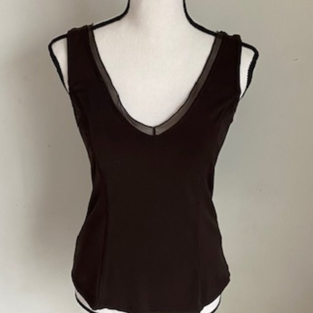 CAbi tank-style top, Chocolate Brown